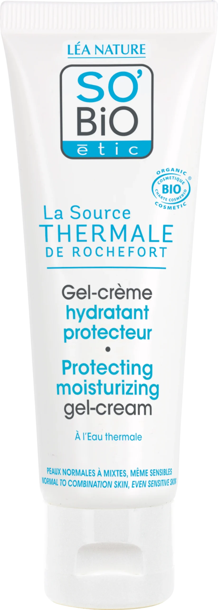 LÉA NATURE SO BiO étic La Source Thermale Schützende & hydratisierende Gel-Creme, 50 ml
