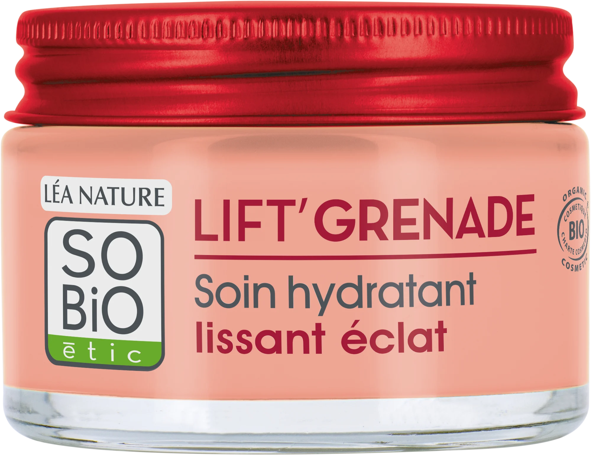 LÉA NATURE SO BiO étic Lift'Grenade Glättende Feuchtigkeitspflege, 50 ml