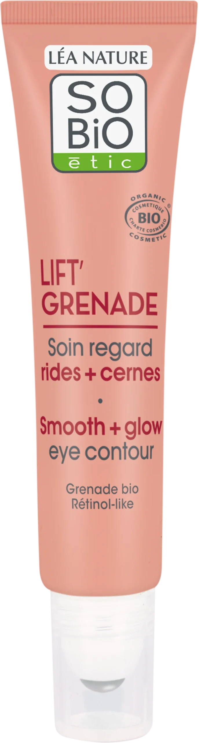 LÉA NATURE SO BiO étic Lift'Grenade Glättendes Augengel, 15 ml