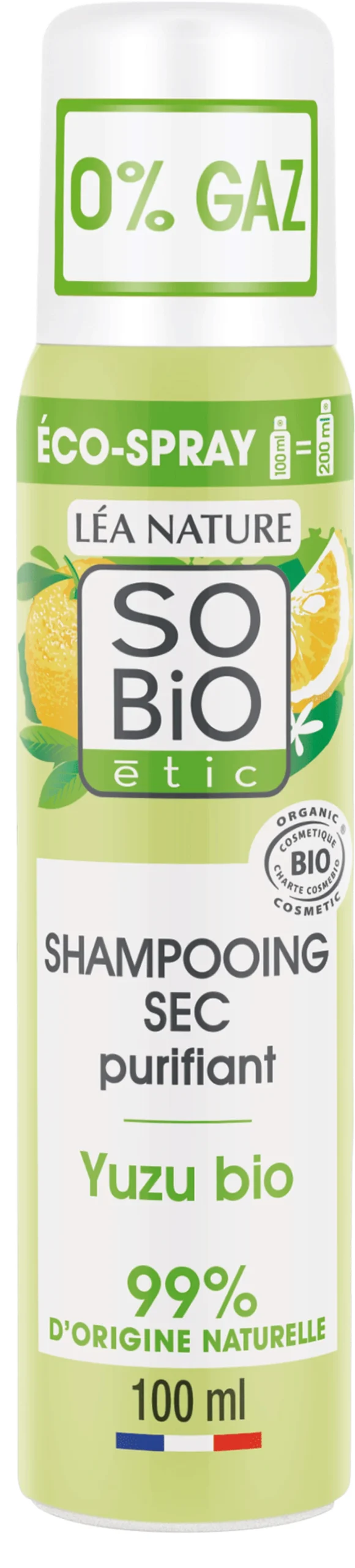 LÉA NATURE SO BiO étic Reinigendes Trockenshampoo Bio-Yuzu, 100 ml