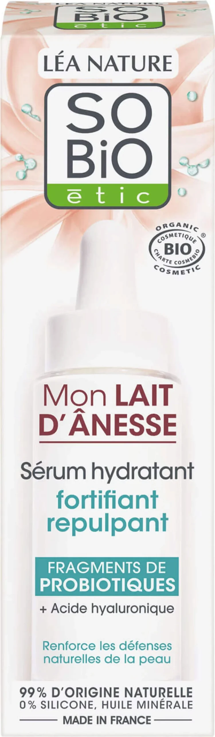 LÉA NATURE SO BiO étic Stärkendes & aufpolsterndes Feuchtigkeitsserum, 30 ml