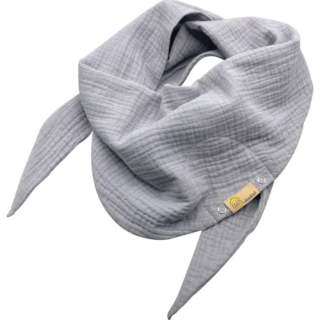 LöwenkindMusselin Halstuch Maxi grau