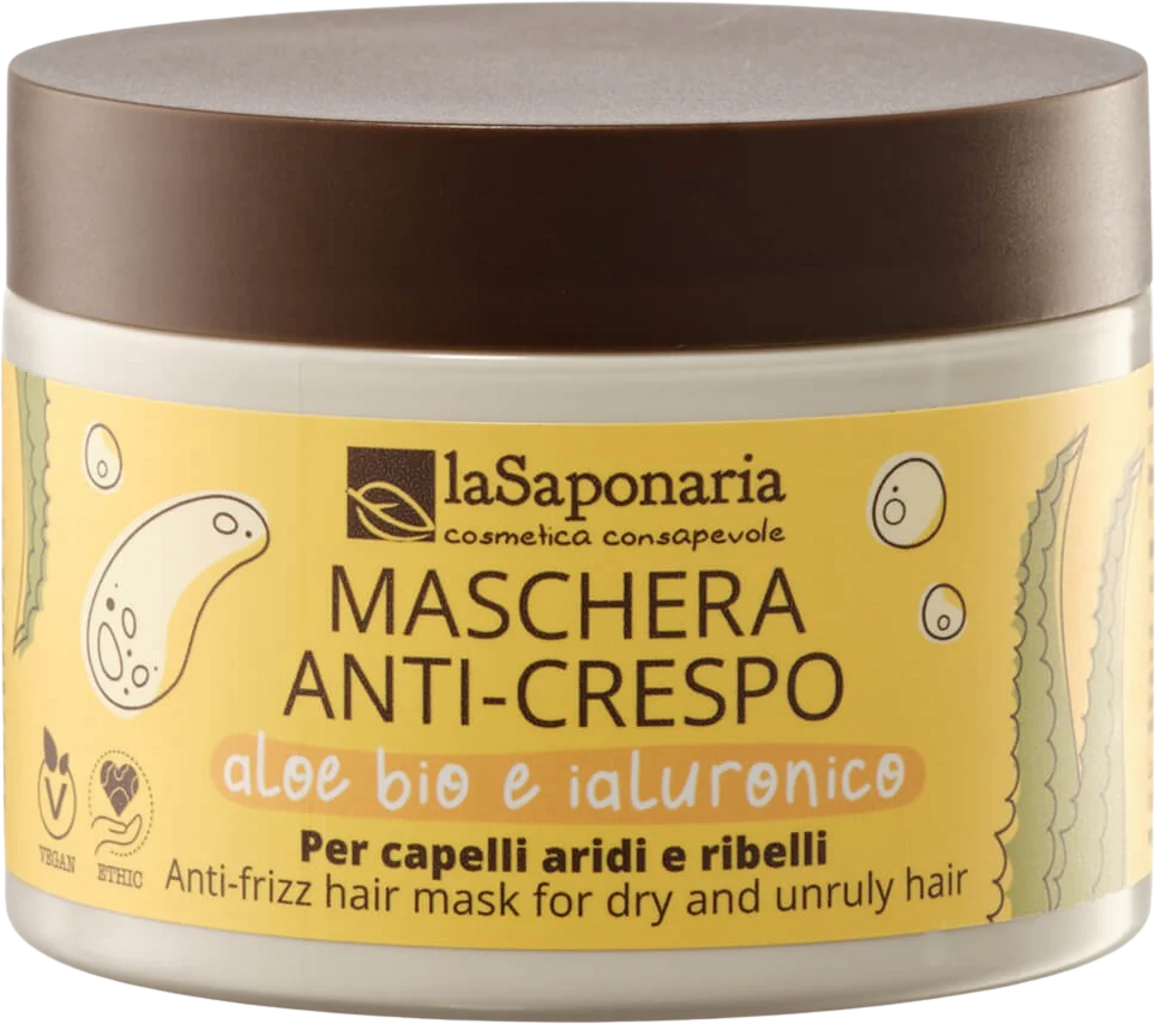 La Saponaria Anti-Frizz Haarmaske, 200 ml