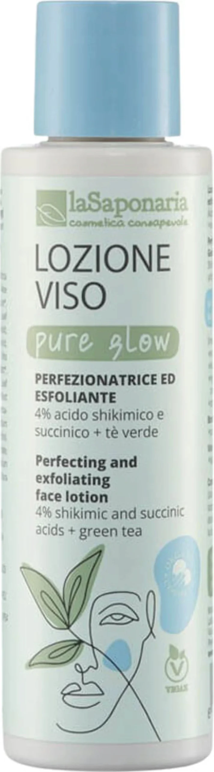 La Saponaria Peelende & Illuminierende Gesichtslotion, 150 ml