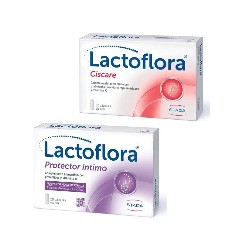 LACTOFLORA Ciscare Probiotic Cranberry 30 Kapseln + Intimate Protector 20 Kapseln