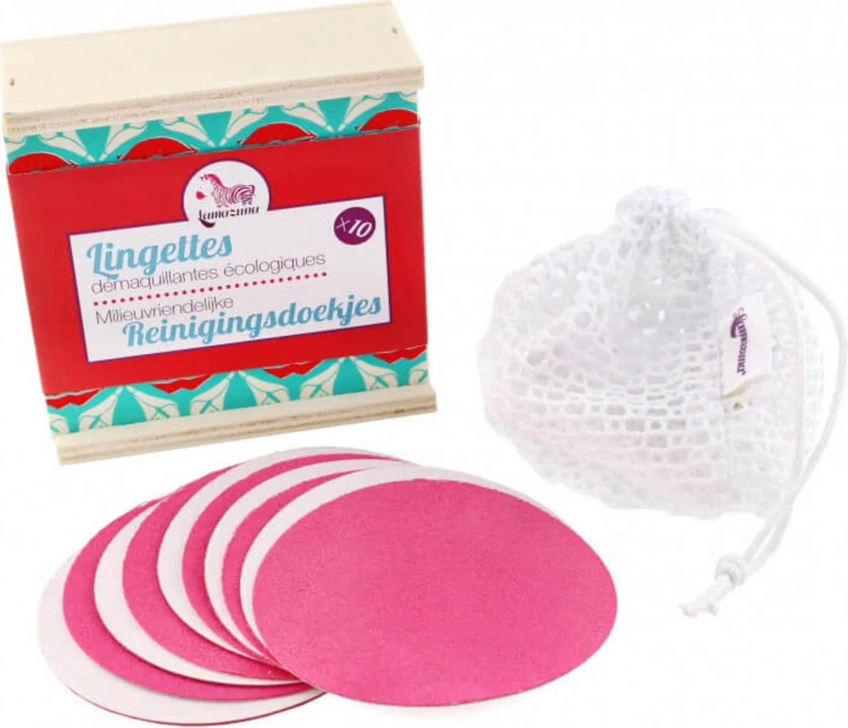 Lamazuna Reinigungspads, Box 10 Stück