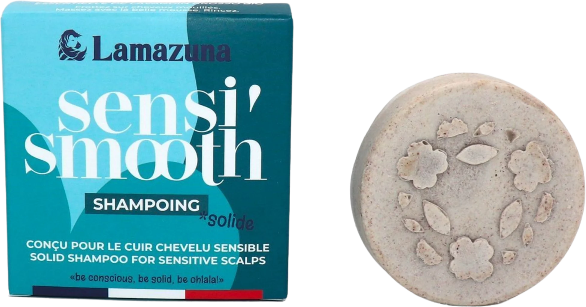 Lamazuna sensi' smooth Festes Shampoo, 70 ml