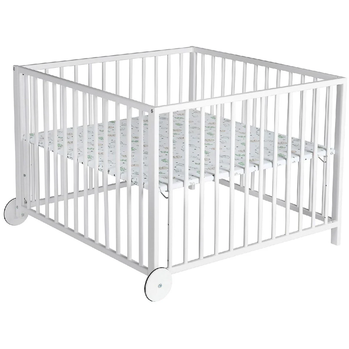 Laufgitter Louis 100x100cm weiss