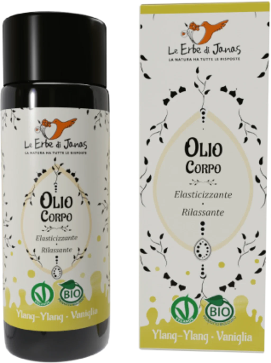 Le Erbe di Janas Körperöl Ylang Ylang & Vanille, 50 ml