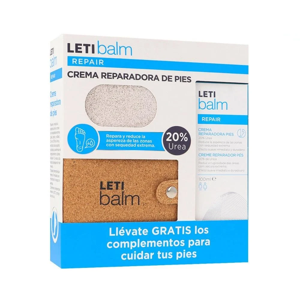 LETIBALM Pack Crema Pies 100 ml + Gadget