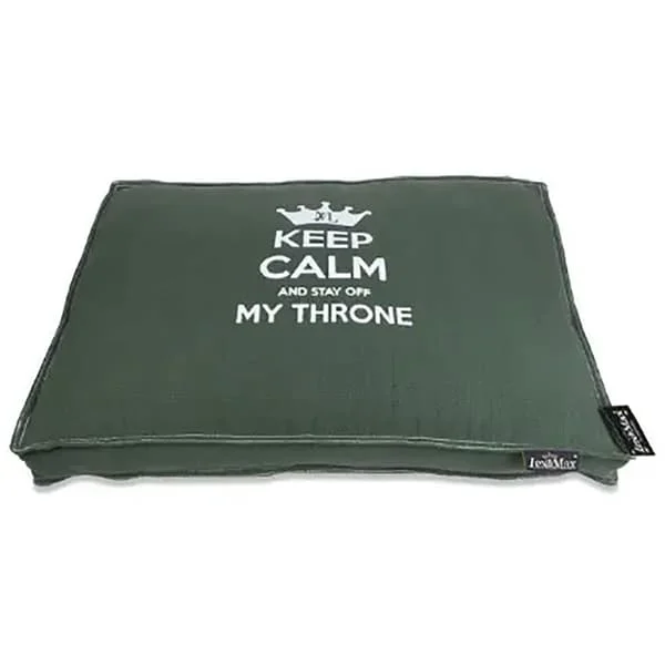 Lex&Max Boxbed Keep Calm Funda Verde Oscuro 90x65 cm