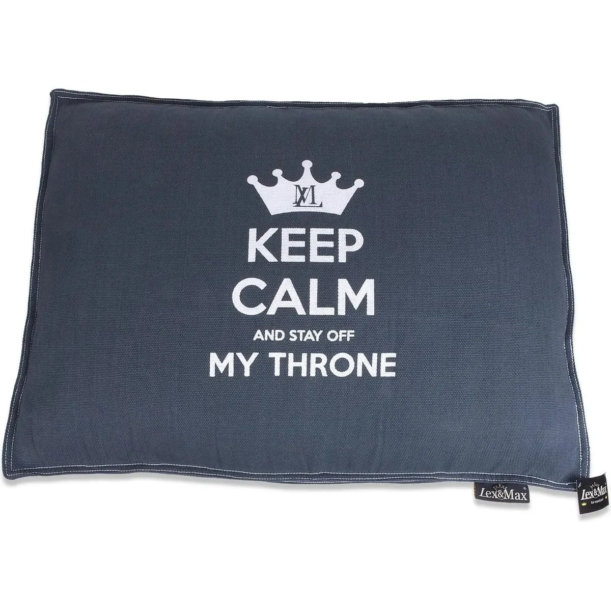 Lex&Max Funda Boxbed Keep Calm Gris 90x65cm