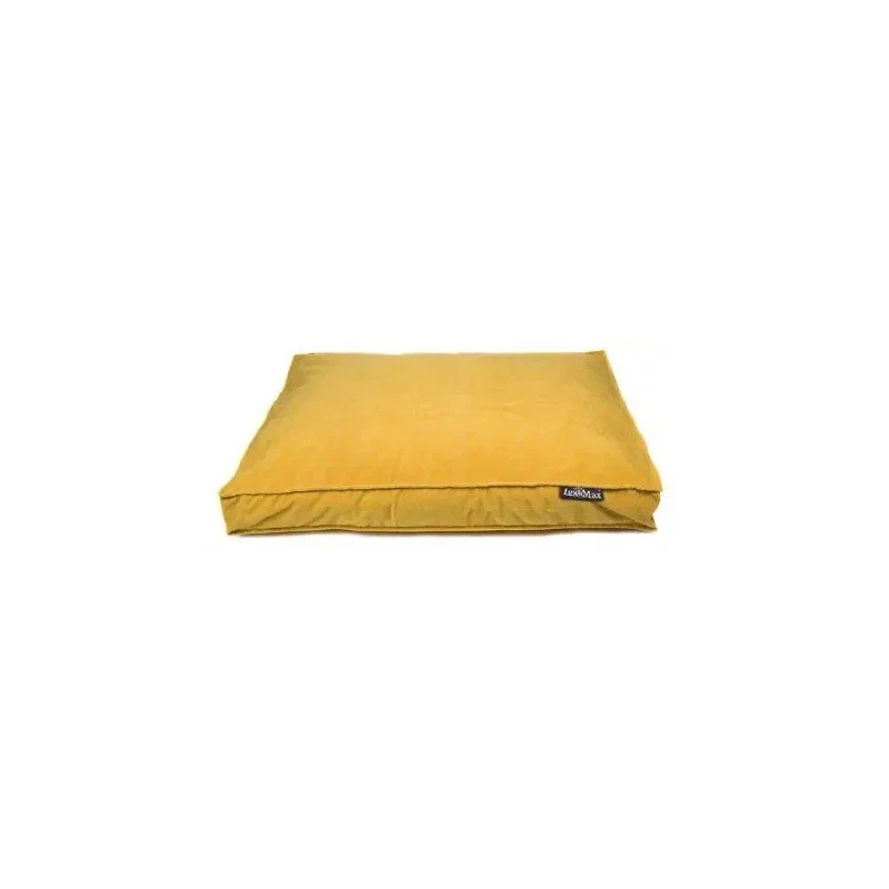 Lex&Max Funda Boxbed Royal Velvet Amarillo Miel 120x80cm