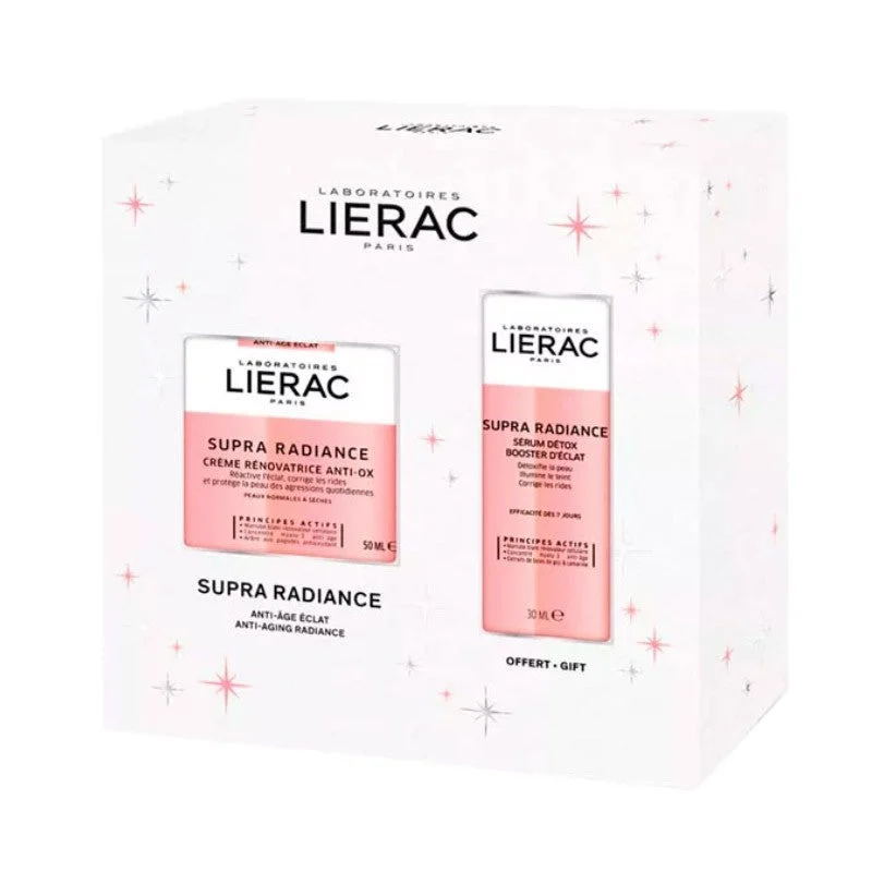 Lierac Supra Radiance Pack Erneuerungscreme 50 ml + Detox-Serum 30 ml
