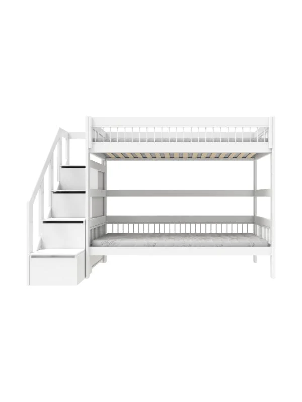 LifeTime Breeze Etagenbett – Treppenschrank – Rolllattenrost