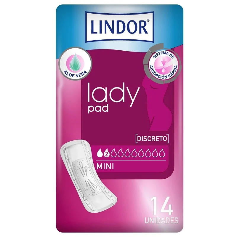 LINDOR Lady Pad Mini 2 Tropfen 14 Einheiten