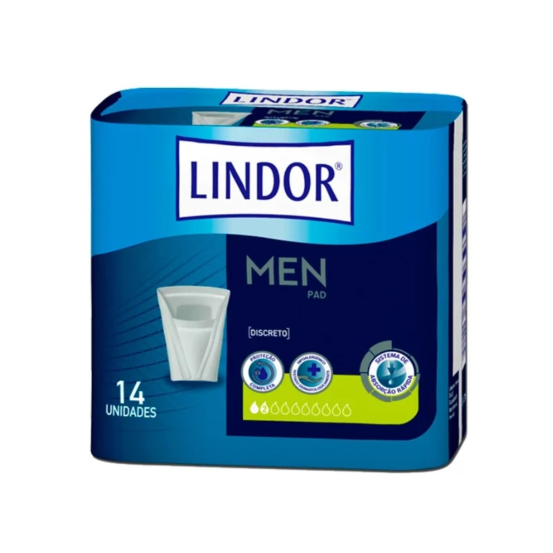 LINDOR Men Pad 2 Tropfen 14 Einheiten