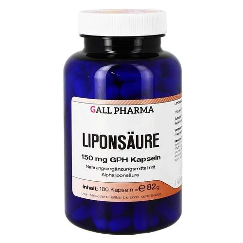 Liponsäure Kapseln 150 mg, 180 St