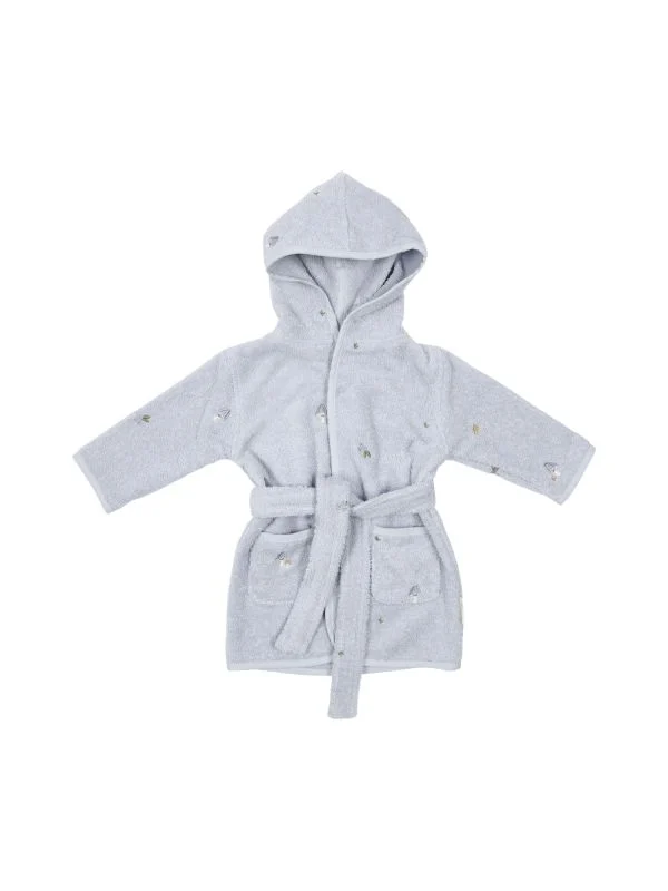 Little Dutch Bademantel Bestickt - Größe 98/104 - Blue