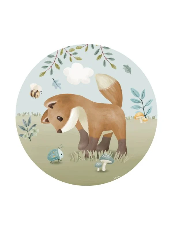 Little Dutch Tapetenkreis - Forest Friends 100 cm