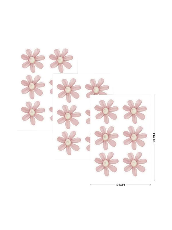 Little Dutch Wandsticker Blumen - Fairy Garden - 3 Bögen