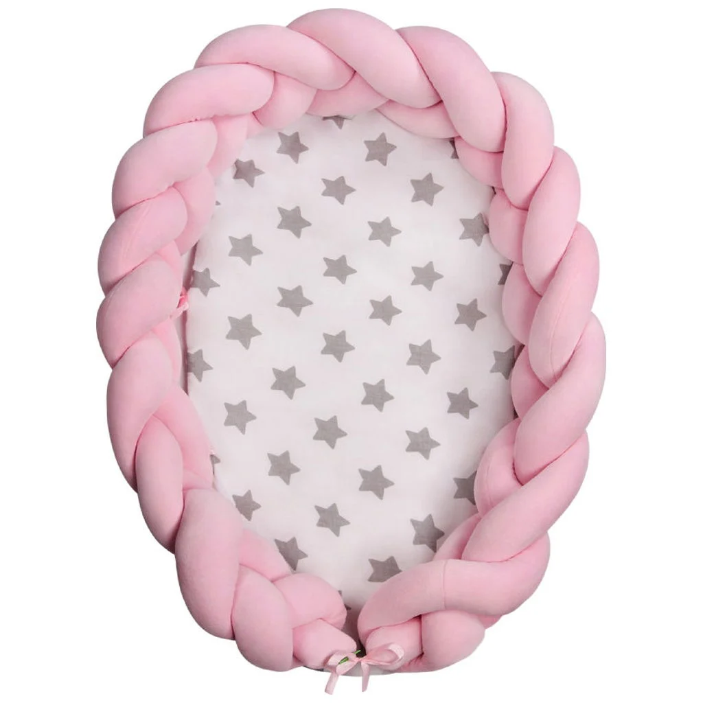 LulandoBabynest mit Zopfdesign