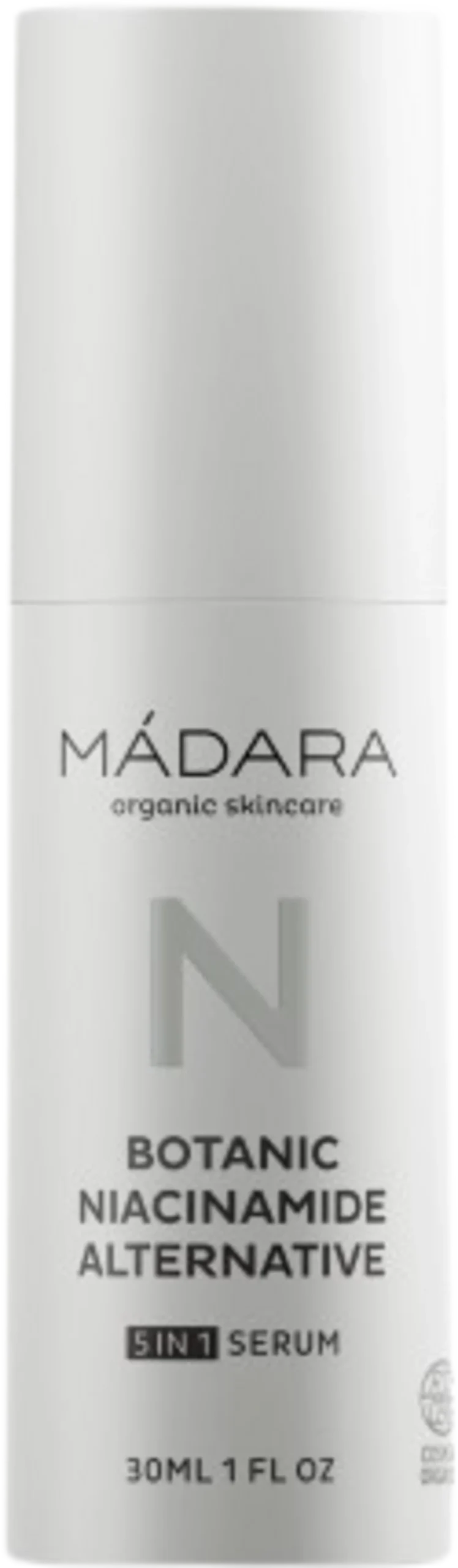 MÁDARA Organic Skincare Botanic Niacinamide Alternative 5-in-1 Serum, 30 ml