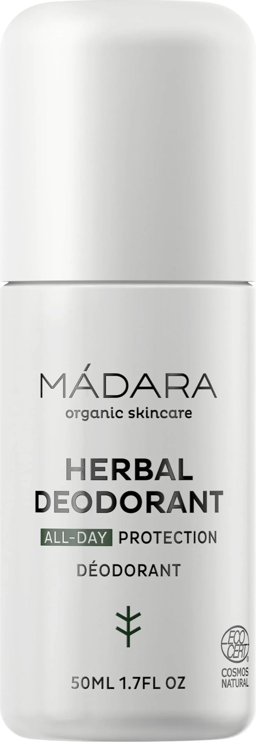 MÁDARA Organic Skincare Herbal Deodorant, 50 ml