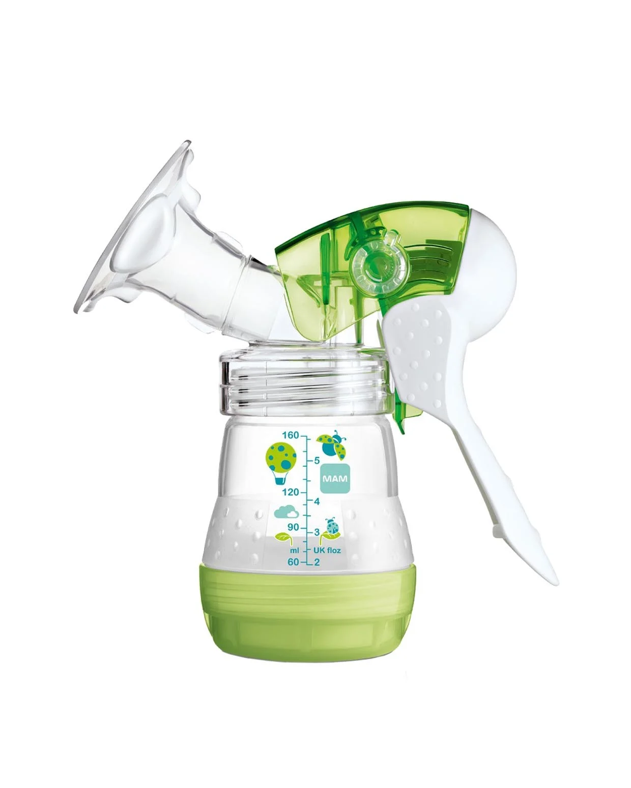 MAM Manuelle Milchpumpe + Flasche 130ML