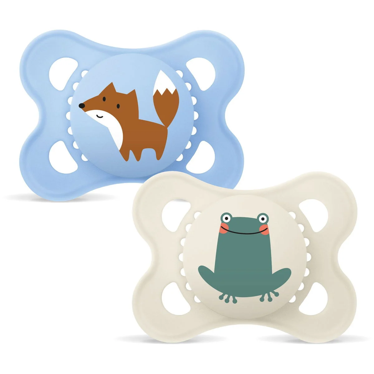 MAMOriginal matt Silikon Schnuller Fuchs/Frosch 0-6M