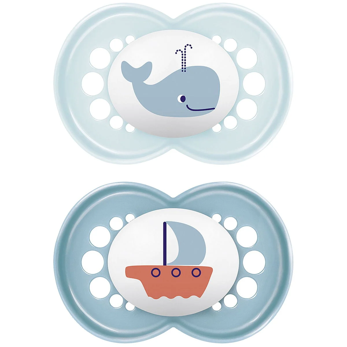 MAMOriginal Silikon Schnuller blue 16M+