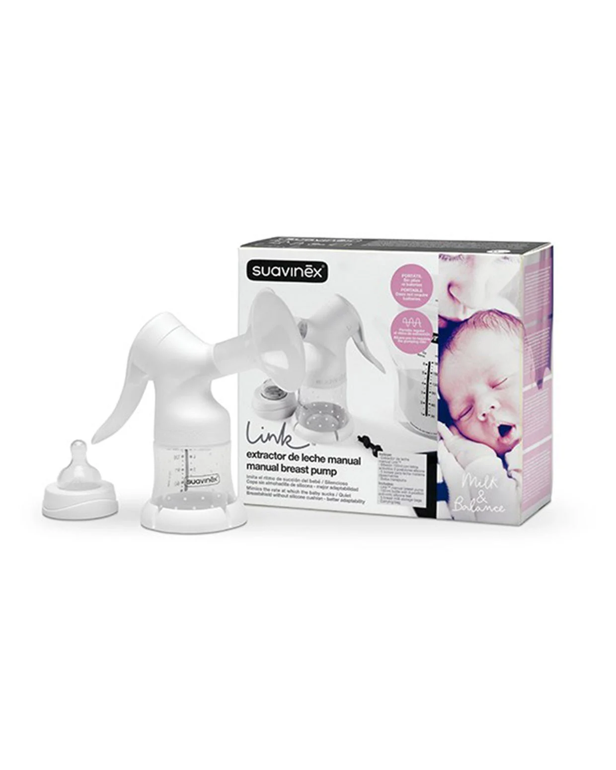 Manuelle Milchpumpe SUAVINEX