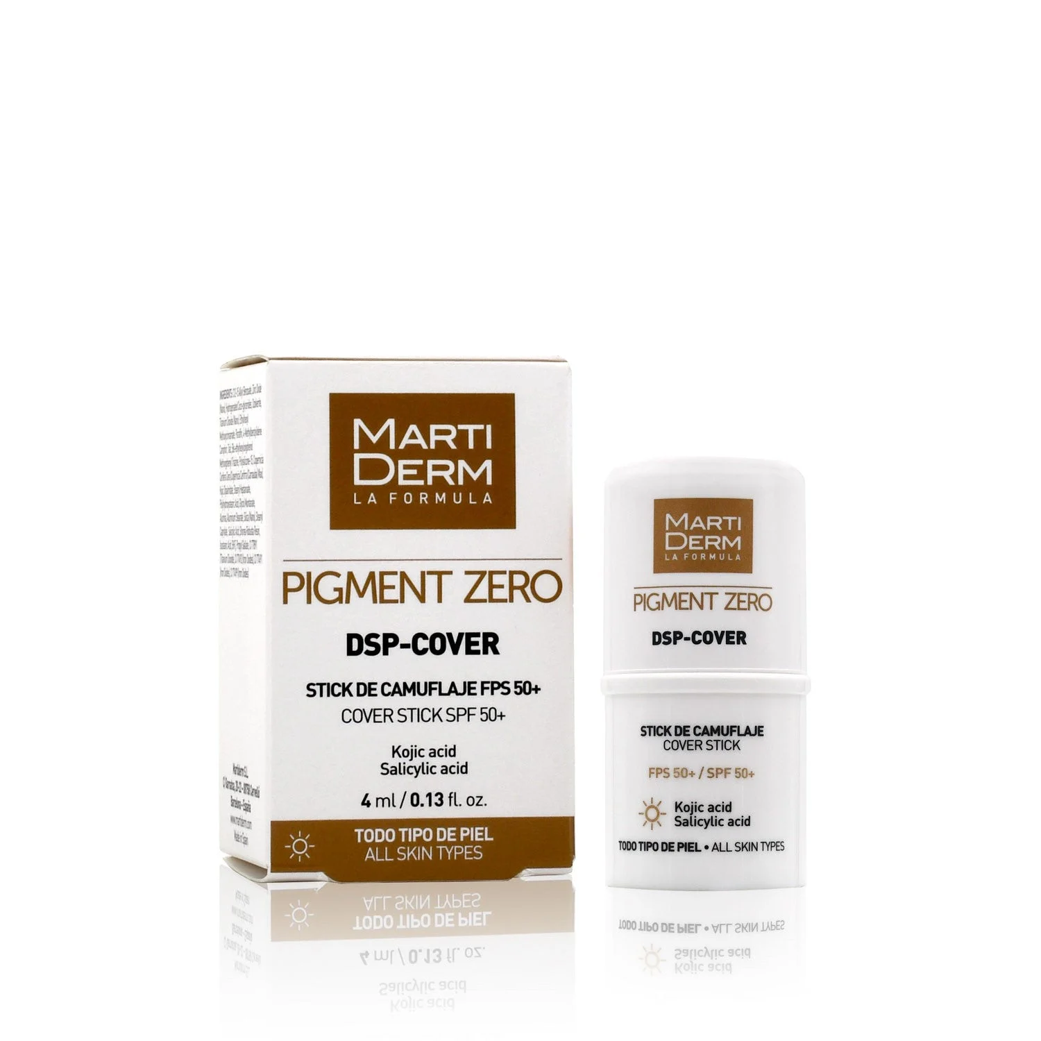 MARTIDERM DSP-Cover Depigmentierungsstift SPF 50+ Zero Pigment (4ml)