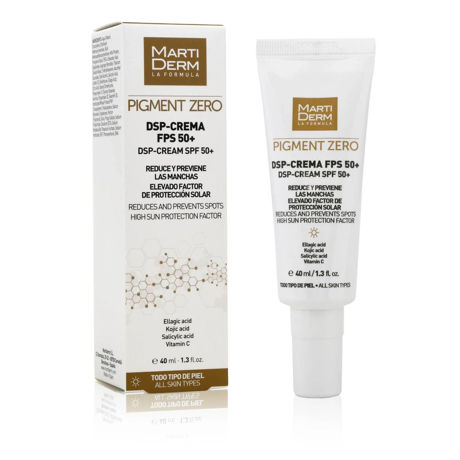 MARTIDERM DSP-Creme SPF 50+ Zero Pigment 40ml