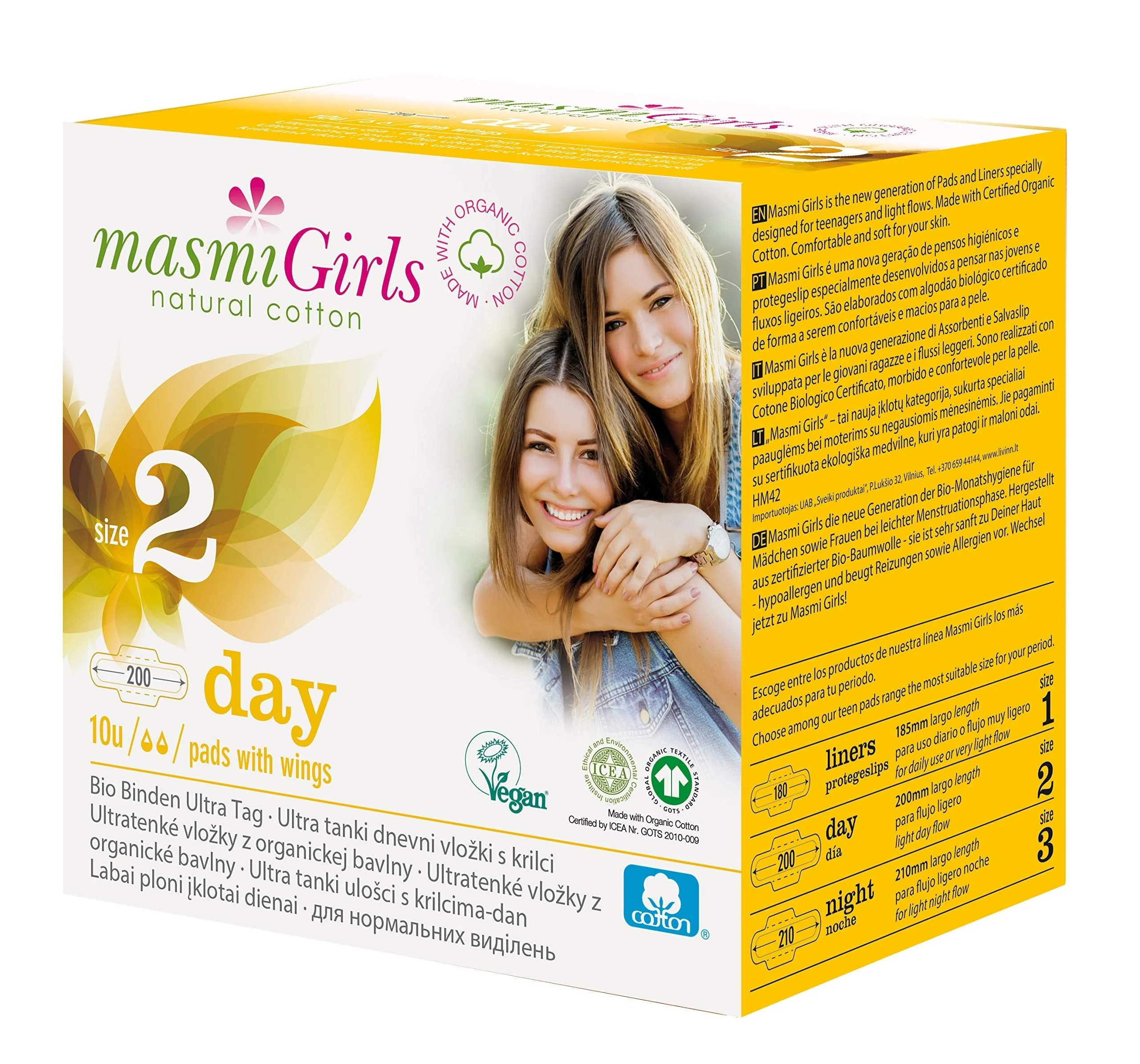Masmi Girls Day Kompresse 10 Einheiten