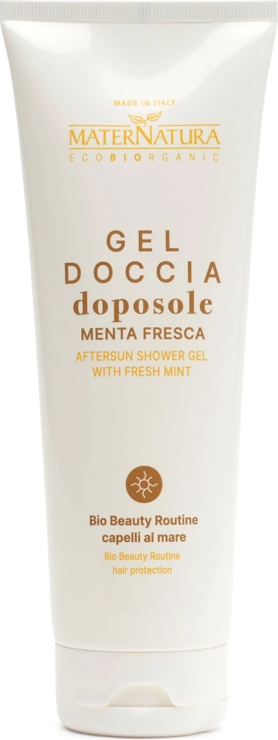 MaterNatura Aftersun Duschgel mit frischer Minze, 250 ml