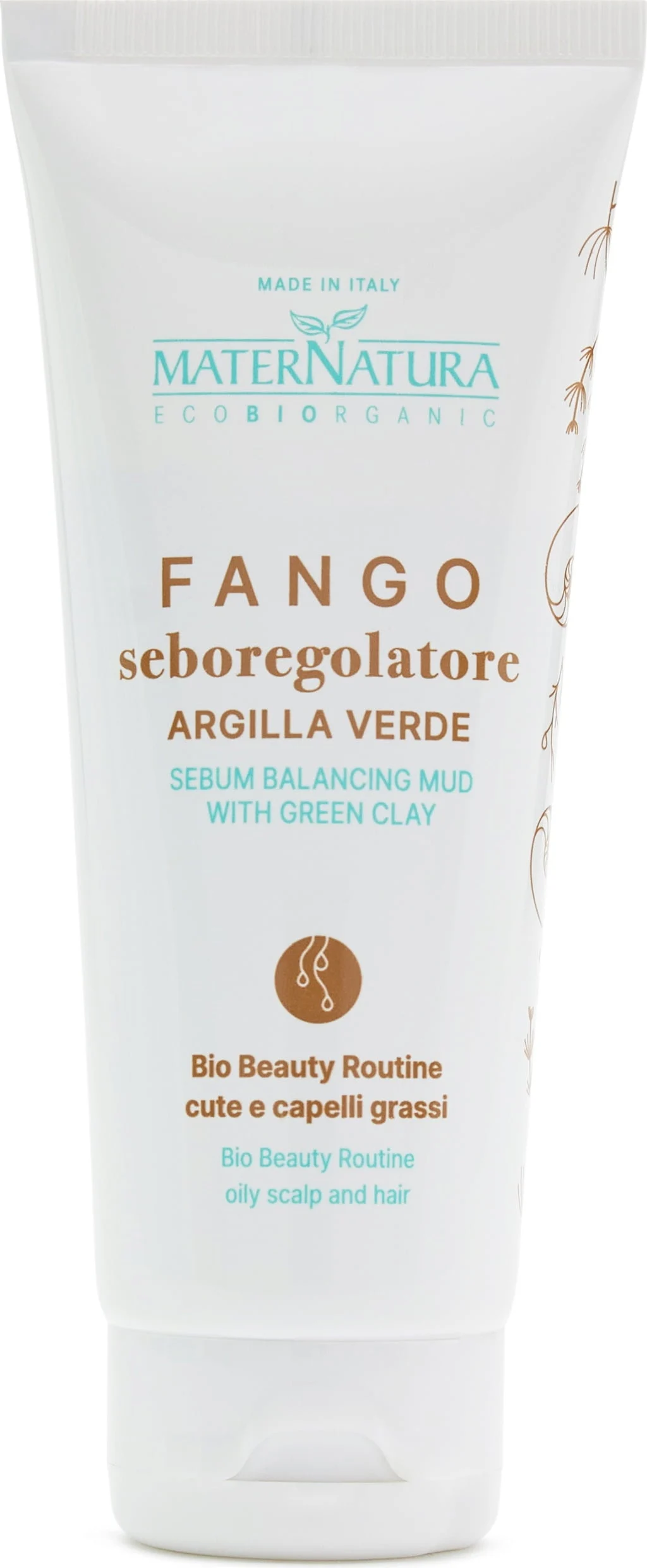 MaterNatura Ausgleichende Pre-Shampoo-Pflege mit Grüner Tonerde, 100 ml