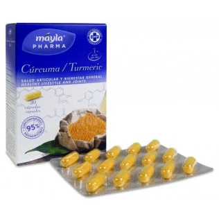 Mayla Pharma Cúrcuma Ergänzungsmittel 30 Kapseln