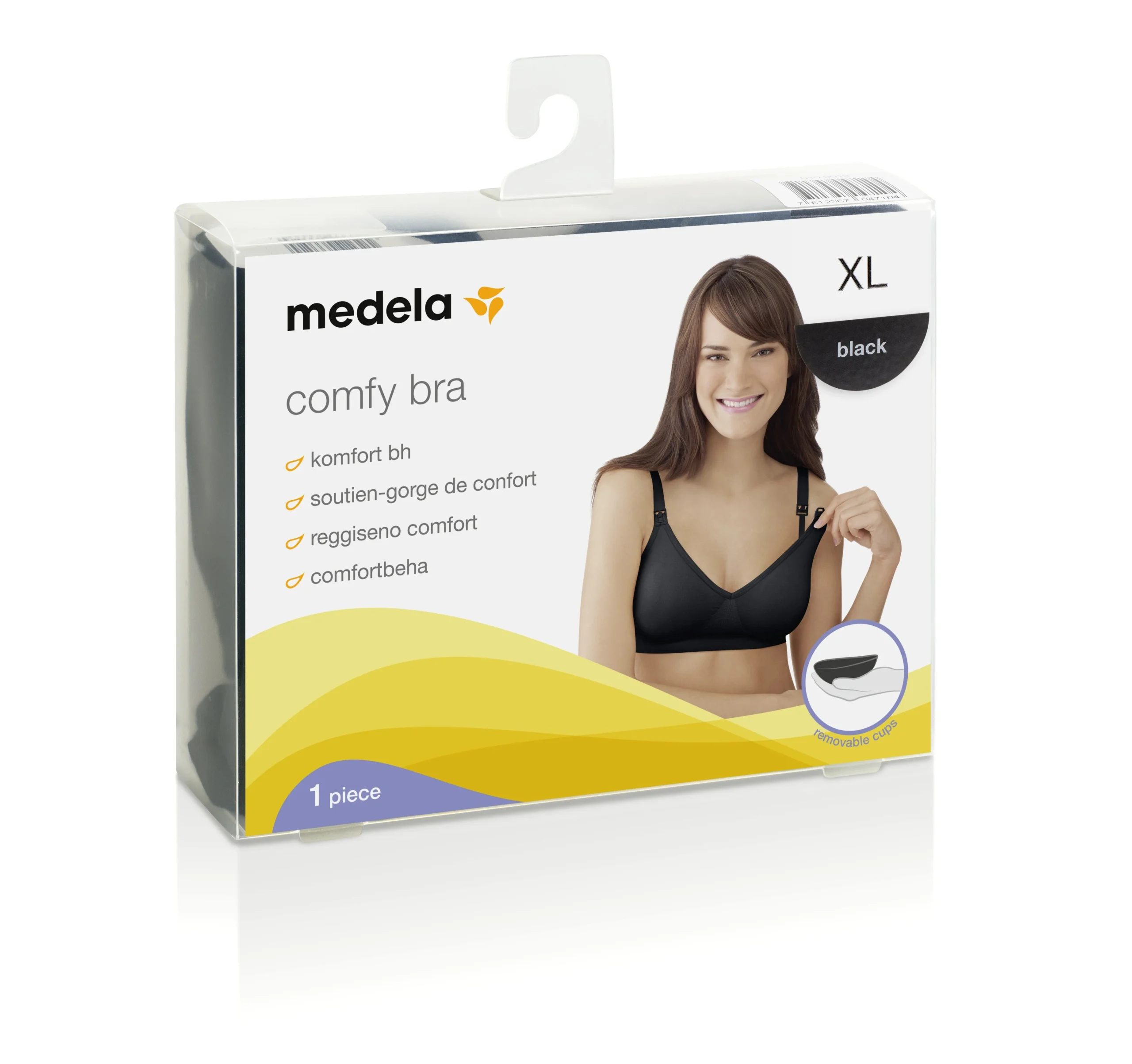 Medela Bequemer BH Größe XL Farbe Schwarz