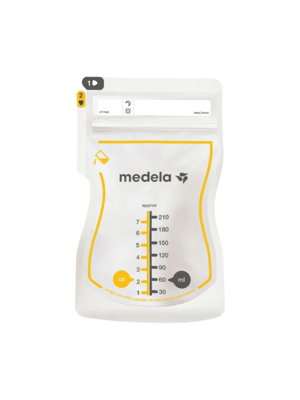 Medela Muttermilchaufbewahrungsbeutel Mit Ausgießer - 210 ml - 50 Stück