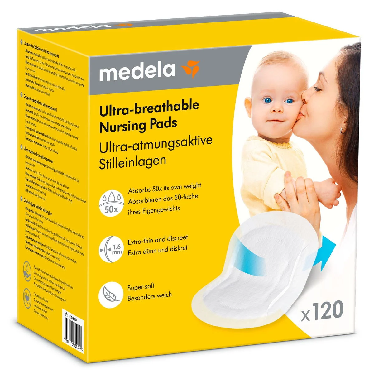 MedelaUltra-atmungsaktive Stilleinlagen 120 Stück