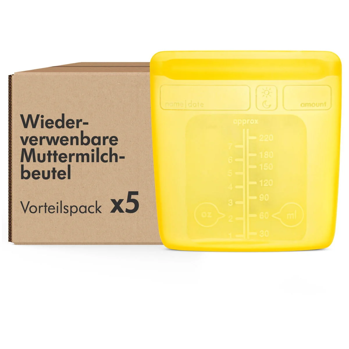 MedelaWiederverwendbare Aufbewahrungsbeutel