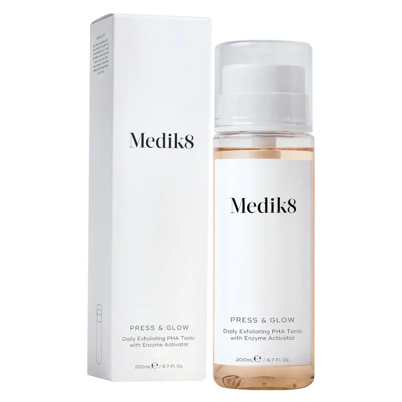 Medik8 Press & Glow Tägliches Peeling-Toner, 200 ml