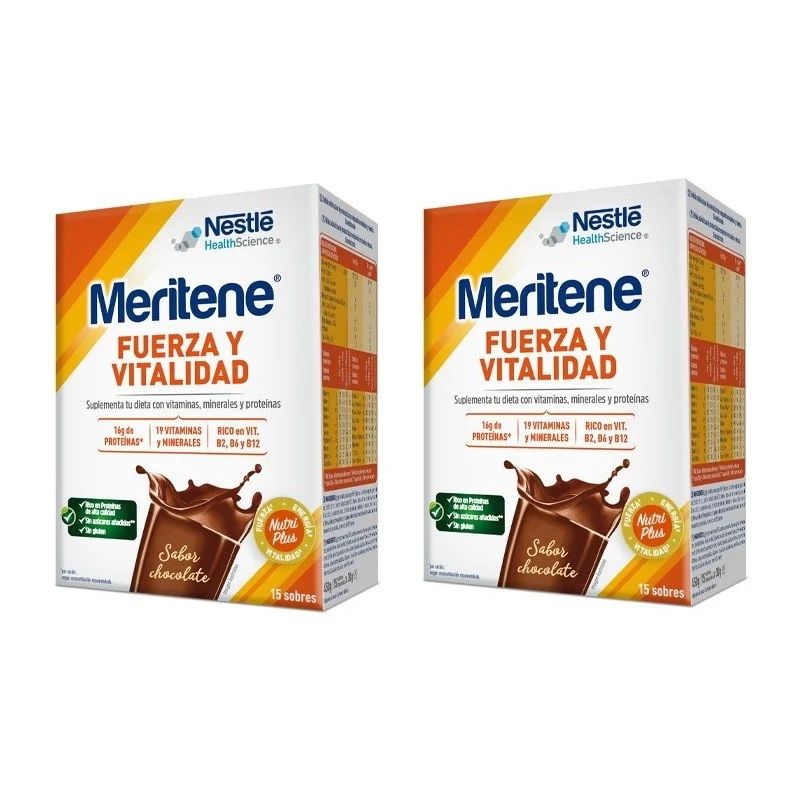 MERITENE Kraft- und Vitalitäts-Schokoladenshake 30 Beutel
