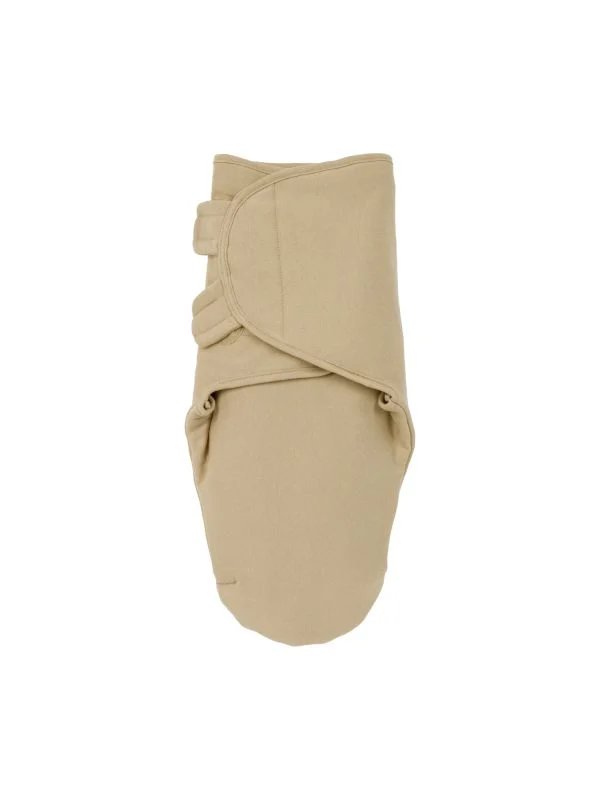 Meyco Baby SwaddleMeyco Pucktuch Gefüttert Uni - Sand - 0-3 Monate