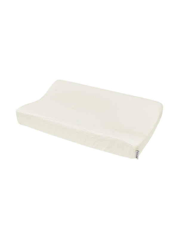 Meyco Baby Uni Wickelunterlagenbezug - 50 x 70 cm - Pre-Washed Hydrophil - Natur