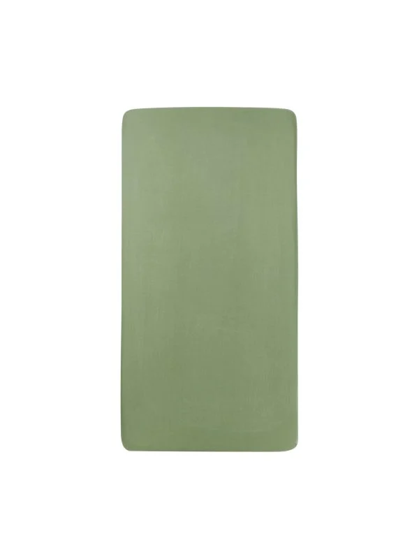 Meyco Uni Spannbettlaken Juniorbett- 70 x 140/150 cm - Olive Green