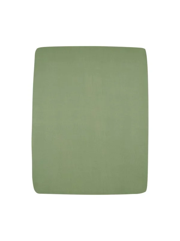 Meyco Uni Spannbettlaken Laufstall - 75 x 95 cm - Olive Green