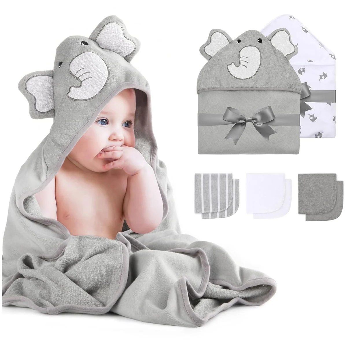 MomcozyBaby Kapuzenhandtuch 2er Set