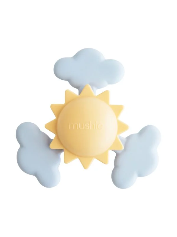 Mushie Suction Toy Spinner - Sunshine